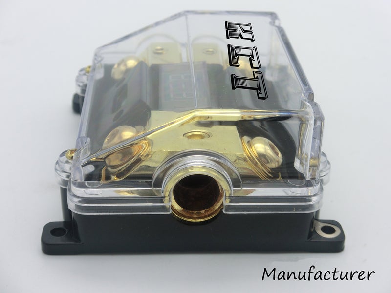KCT Car Audio Digital Led Display Fuse Holder ANL Include 2 Fuses Distribution Block 1 Way in 2 Way Out - Image 3